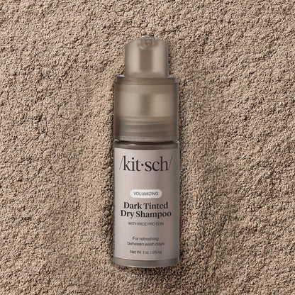 Shampooing Sec Volumisant au Protéine de Riz - Teinte Foncée 1 oz