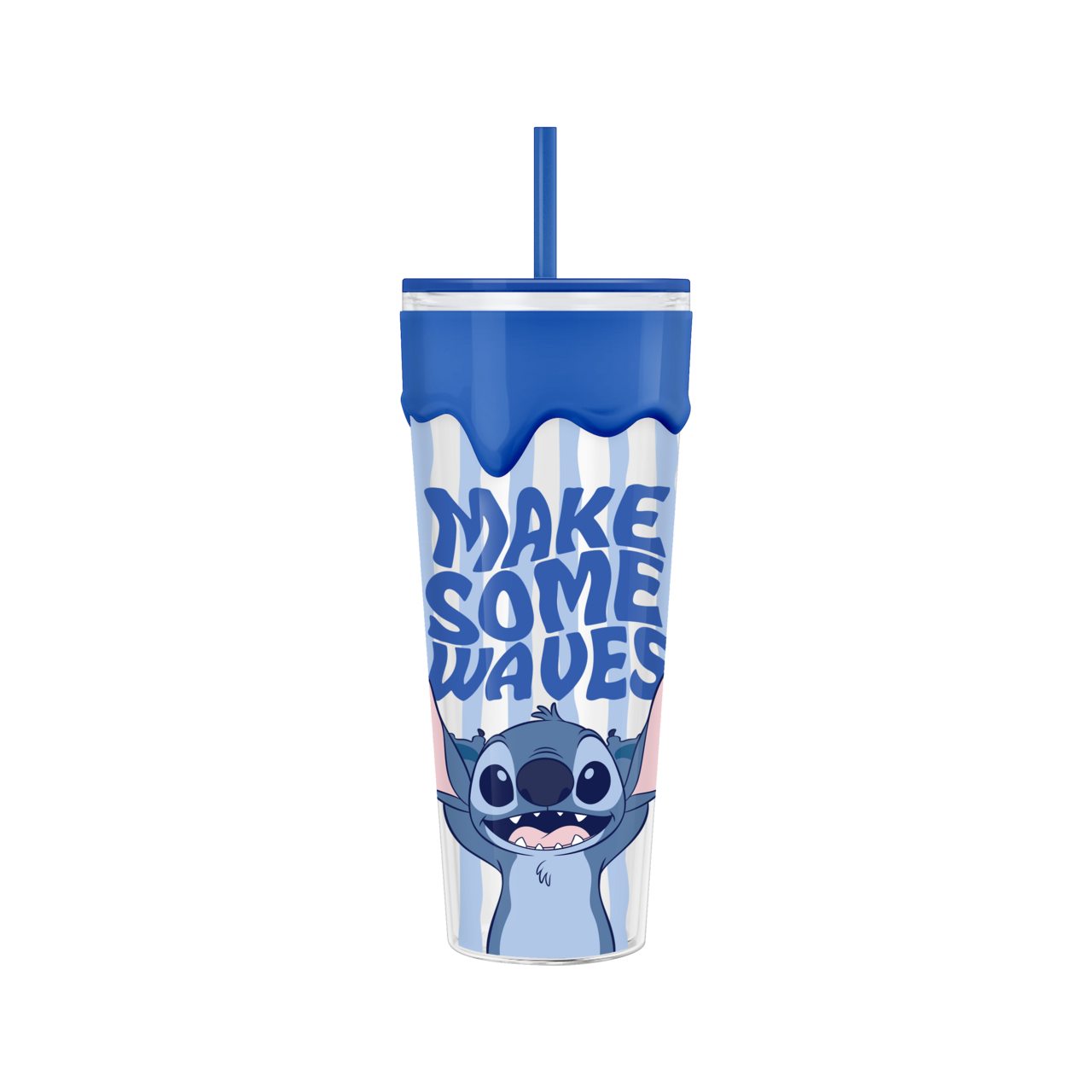 Gobelet anti-goutte en plastique 26oz Lilo & Stitch Make Some Waves