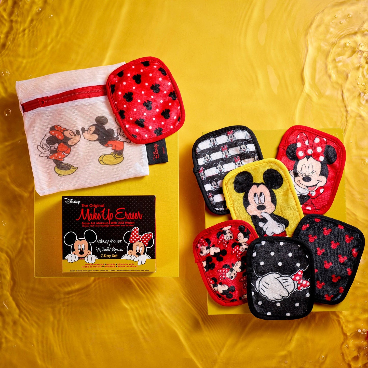 Lingette démaquillante Coffret Cadeau 7 Jours Mickey & Minnie