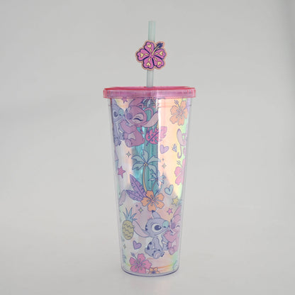 Gobelet froid en plastique iridescent 24oz Lilo et Stitch Angel