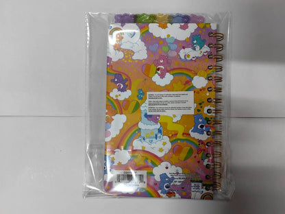 Carnet à spirale à onglets Care Bears Rainbow Stars 8” x 5”