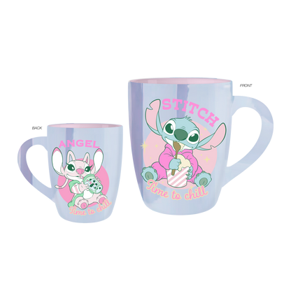 Tasse céramique incurvée jumbo nacrée Stitch Time 2 Chill 25z