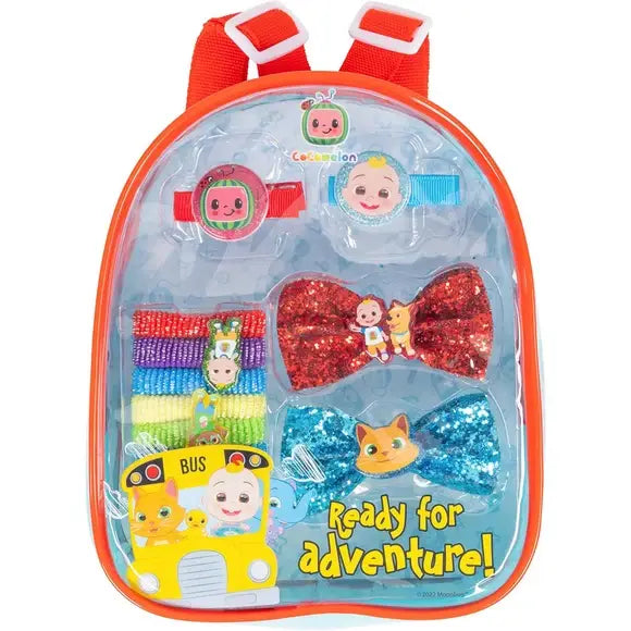 Coco Melon "Prêt pour l'aventure !" Ensemble d'accessoires pour cheveux