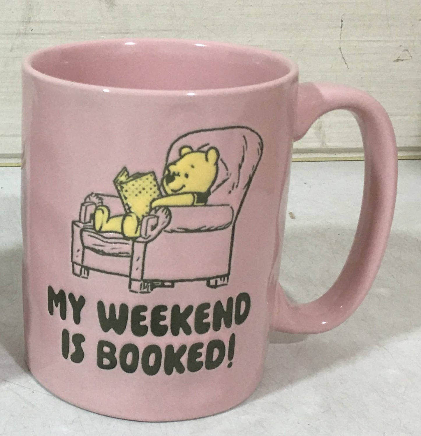 Winnie the Pooh Ma fin de semaine est réservée Tasse en céramique de 17 oz