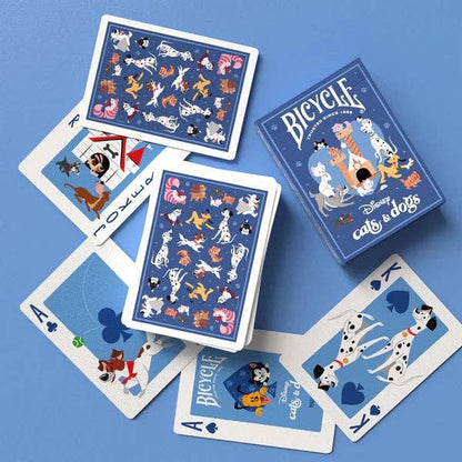 Cartes à jouer Bicycle Disney Chats et Chiens DISNEY