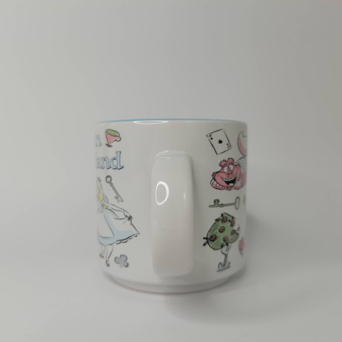 Tasse en céramique empilable unique Alice au pays des merveilles Icones 13 oz