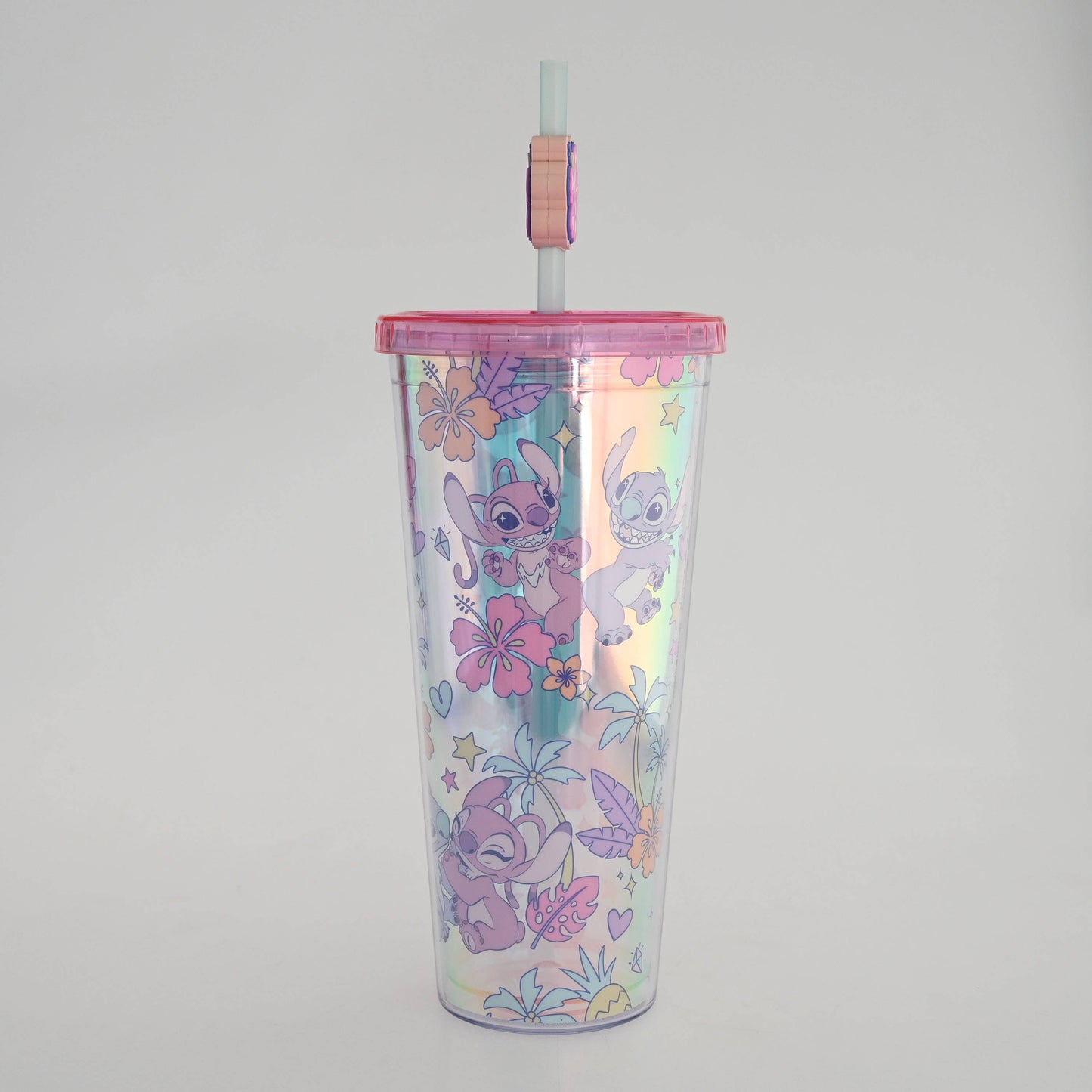 Gobelet froid en plastique iridescent 24oz Lilo et Stitch Angel