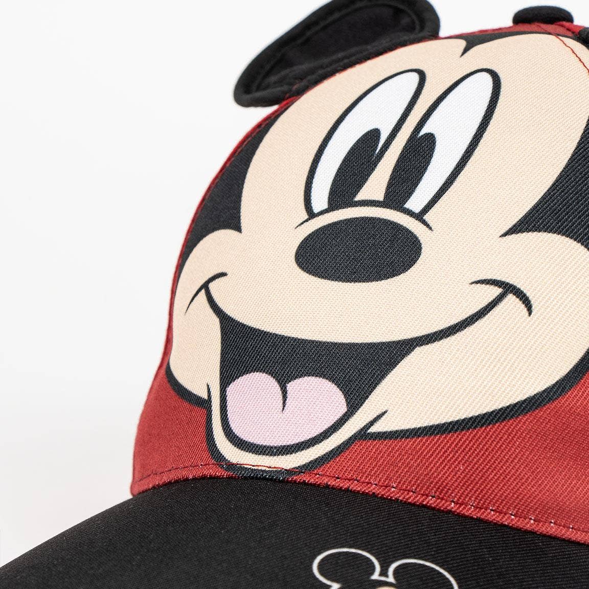 Casquette avec visière courbée et patchs Mickey - 2200010446