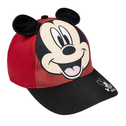 Casquette avec visière courbée et patchs Mickey - 2200010446
