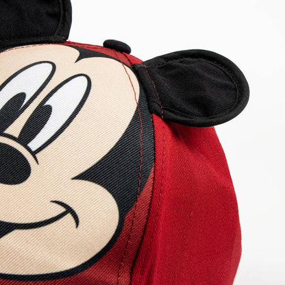 Casquette avec visière courbée et patchs Mickey - 2200010446