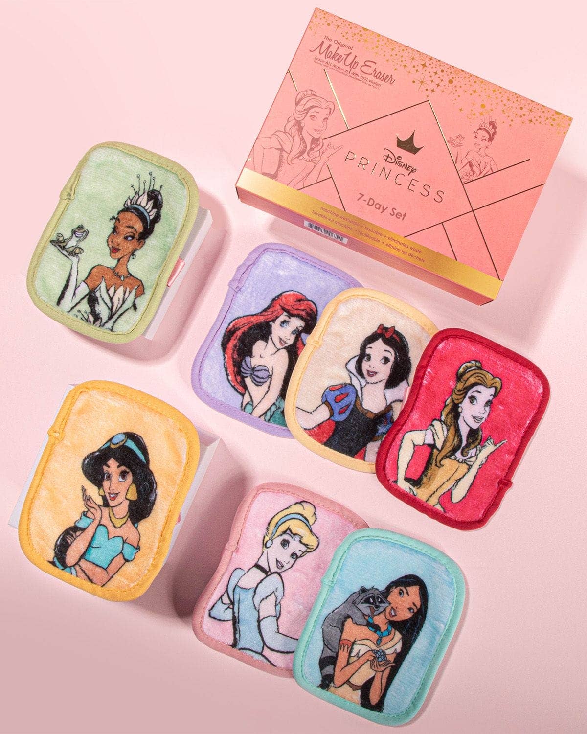 Lingettes démaquillantes Coffret Cadeau Ultime Princesse Disney 7 Jours