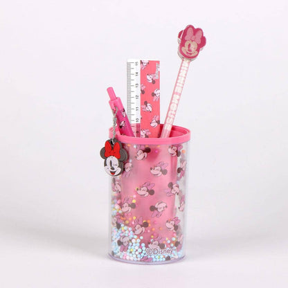 ENSEMBLE DE PAPETERIE PORTE-CRAYONS MINNIE