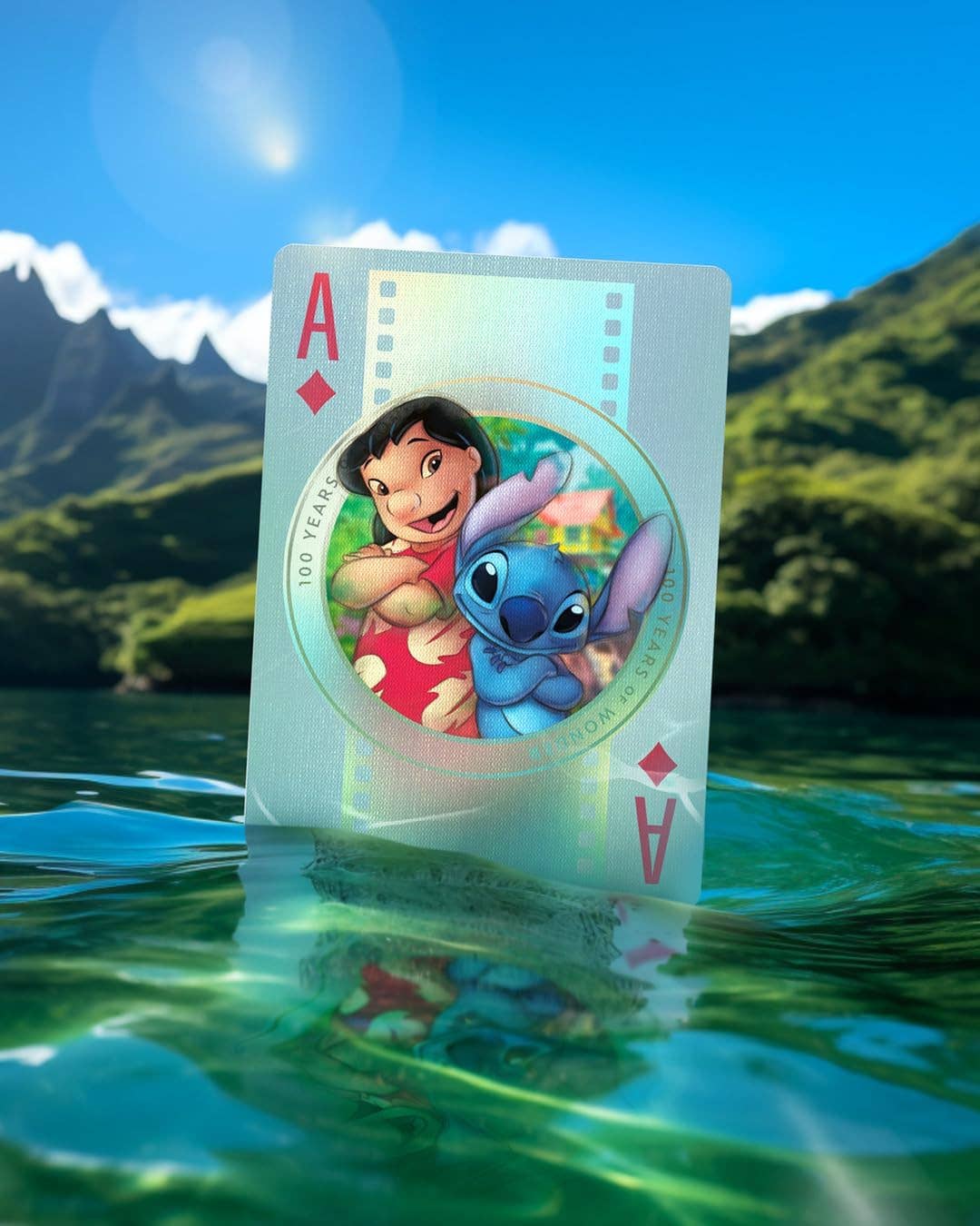 Jeu de cartes Bicycle 100 ans de Disney