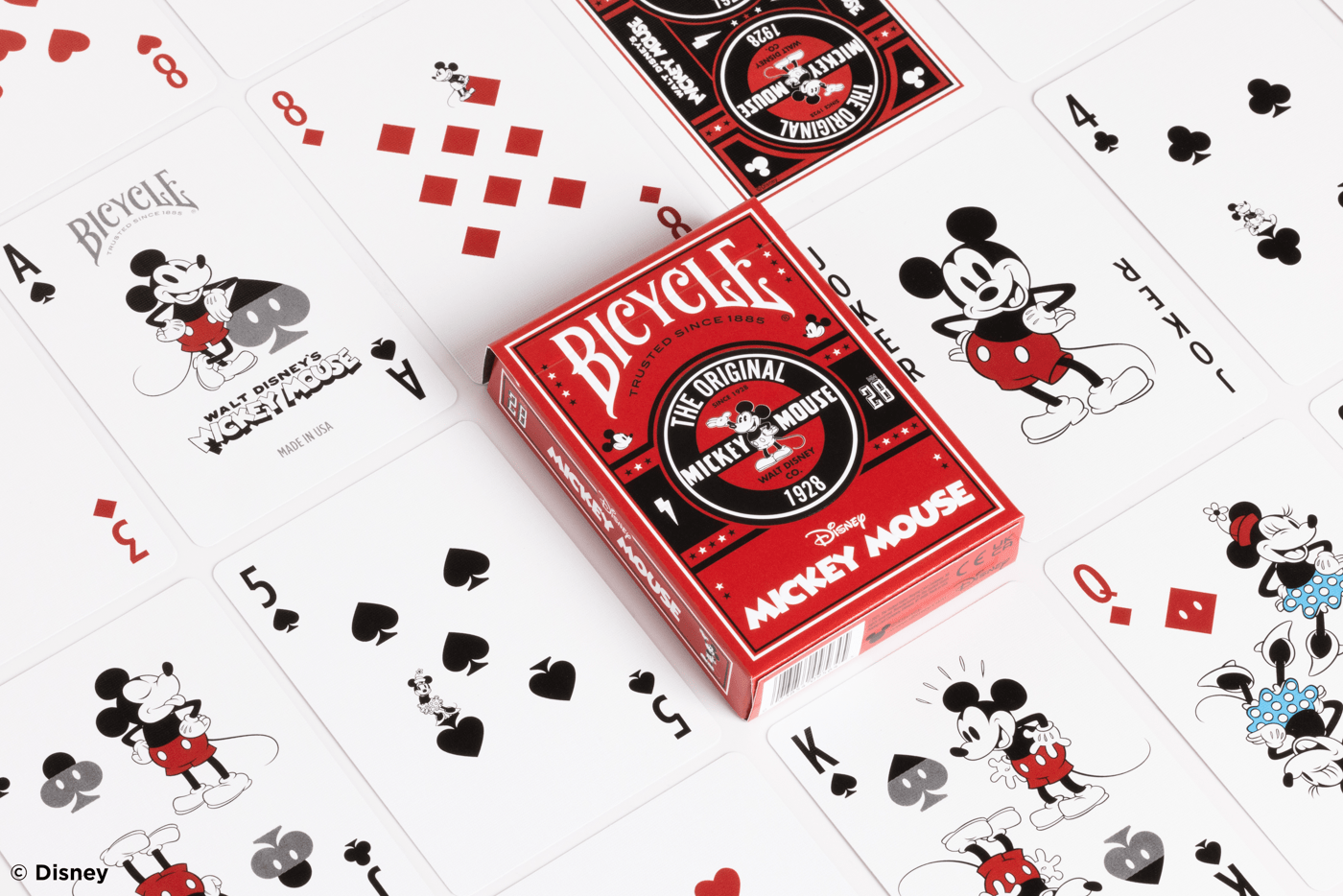 Cartes à jouer Bicycle Disney Classiques Mickey Mouse