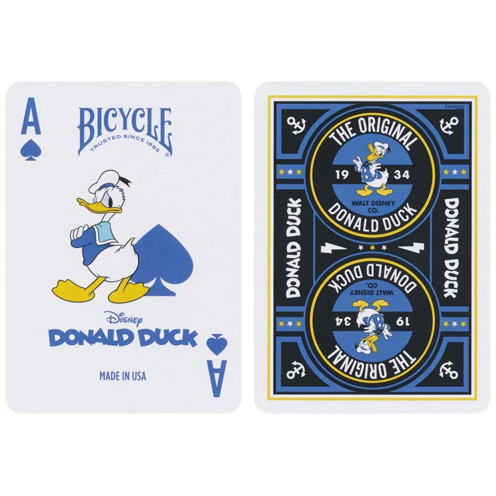 Cartes à jouer Disney Donald Duck Bicycle