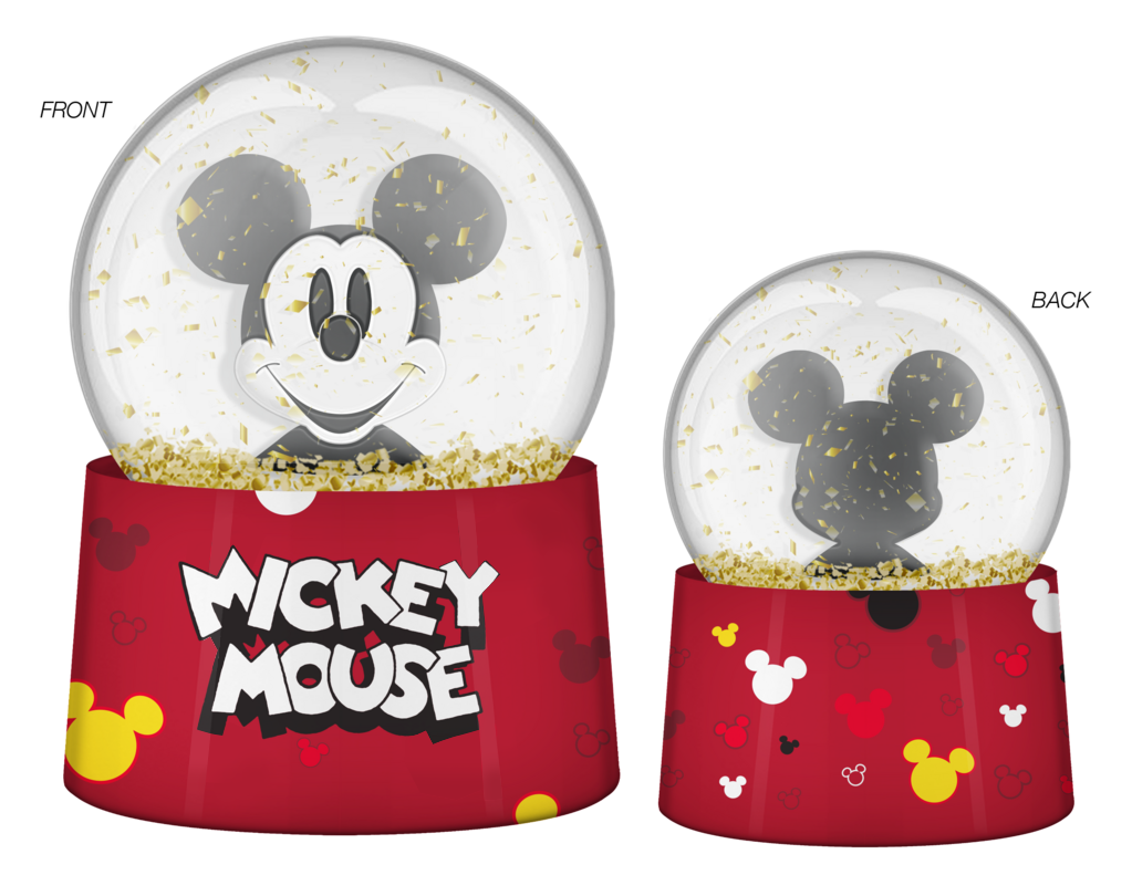 Disney Classiques Boule à Neige Lumineuse Mickey 45mm en Coffret