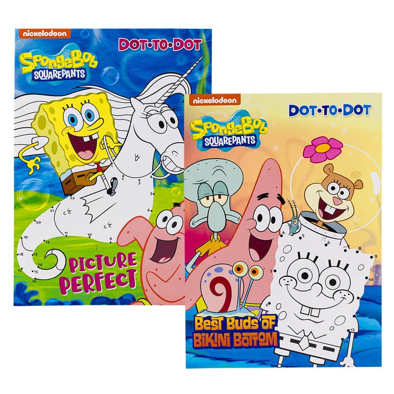 DEUX Livres de coloriage Bob l'éponge - 64 pages - Assorti