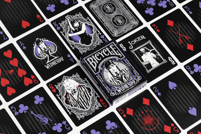Jeu de cartes Bicycle Wednesday Addams