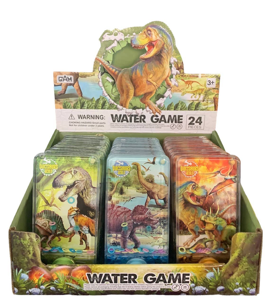 Jeux d'eau dinosaures